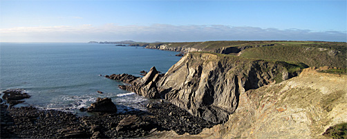 Cliffs of St Brides Bay