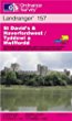 St.David's and Haverfordwest sheet 157 (Landranger Maps)