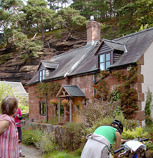 Sandstone house