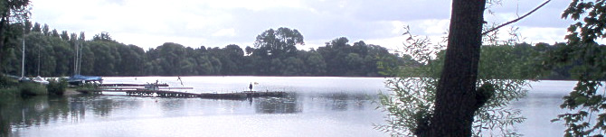 Brechfa Pool with the Black Mountains beyond
