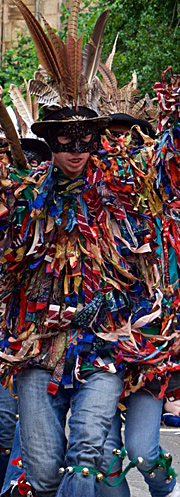 Shropshire Bedlam morris dancers