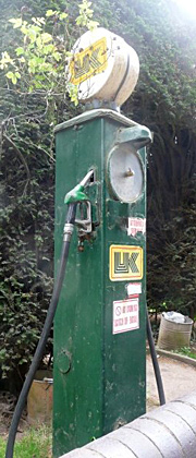 Old petrol pump