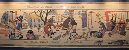 Last invasion of Britain tapestry 2